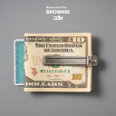 キャンディデザイン＆ワークス マネークリップ CDW BROWNIE(Money Clip/Card Holder) / ブラウニー マネークリップ カードホルダー CANDY DESIGN & WORKS キャンディ デザイン＆ワークス 日本製 ヴィンテージ DETAIL