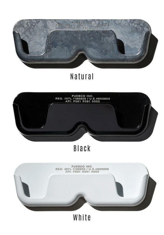 ALUMINIUM DIE CASTING GLASSES HOLDER アルミダイキャスト グラシーズ(眼鏡) ホルダー PUEBCO プエブコメガネ 眼鏡型トレー グラス トレイ メガネ置き 洗面所 アルミ製 2