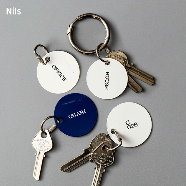 CDW Nils Key fob / ニルス キー フォブ CANDY DESIGN & WORKS キャンディデザイン＆ワークス Key Ringキーリング キーホルダー プレート 真鍮 日本製 ダブルリング DETAIL