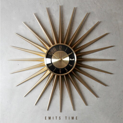 Emits Time / エミッツタイム 壁掛け時計 時計 ウォールクロック 掛け時計 デザイン モダン ミッドセンチュリー アンティーク レトロ おしゃれ ディスプレイ リビング Emits Time / エミッツタイム 壁掛け時計 時計 ウォールクロック 掛け時計 デザイン モダン ミッドセンチュリー アンティーク レトロ おしゃれ ディスプレイ リビング
