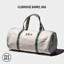 CLUBHOUSE BARREL BAG / クラブハウス バレル バッグ PUEBCO プエブコ W53cm × D27cm × H27cm ボストン バッグ ドラムバッグ 大容量 バッグ 生成り テニス バッグ かばん. カバン 旅行(4)
