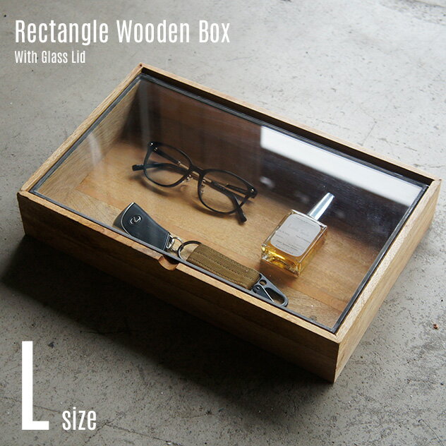 yLTCYzWooden Box With Glass Lid Ebf{bNXEBYOXbh W36~D23~H6.5cm V[P[X KXP[X V[P[X detail