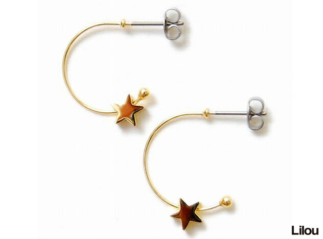 PETIT STAR PIERCE / プチ スター ピアス Lilou リル リング ハート スター ピアス ジュエリー アクセサリー 【あす楽対応_東海】