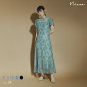 【全品10%オフクーポン!】結婚式 ワンピース パーティードレス 総レース 花柄レース バックリボン フレア ロング丈 袖あり フリル袖 半袖 ロングドレス 他...