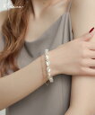 パールチェーンブレスレット バングル レディース 結婚式 アクセサリー シンプル ジュエリー 2連 ゴールド 大ぶり 大人 普段使い パーティー 結婚式 セレモニー フォーマル 入学式 卒業式 成人式 謝恩会 二次会 お呼ばれ 披露宴 オケージョン プレゼント ギフト 日本製