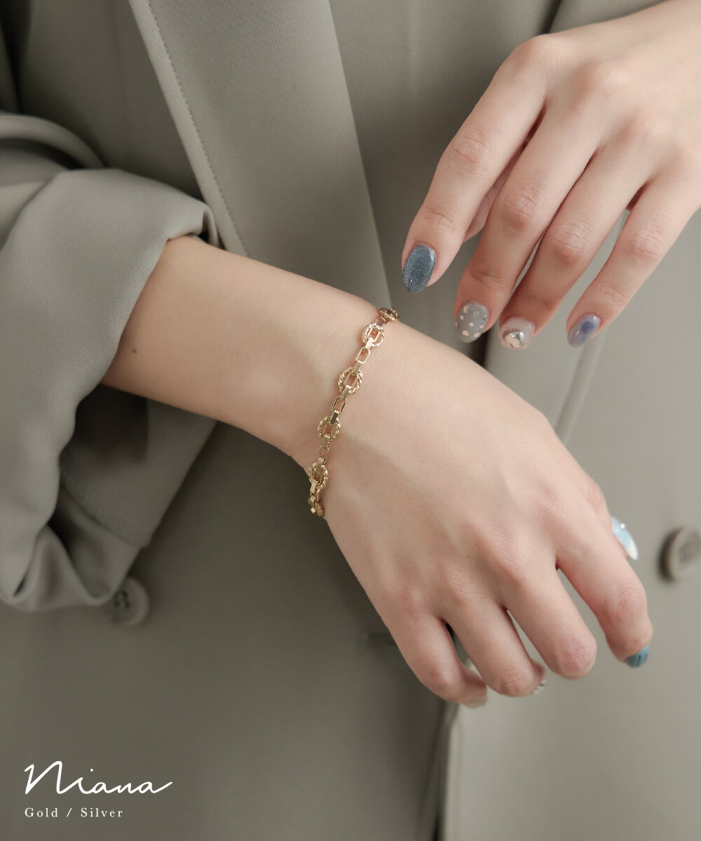デザインチェーンブレスレット バングル レディース 結婚式 アクセサリー メタル 華奢 シンプル ゴールド シルバー 普段使い パーティー 結婚式 セレモニー フォーマル 入学式 卒業式 成人式 謝恩会 二次会 お呼ばれ 披露宴 オケージョン デイリー 日本製のサムネイル
