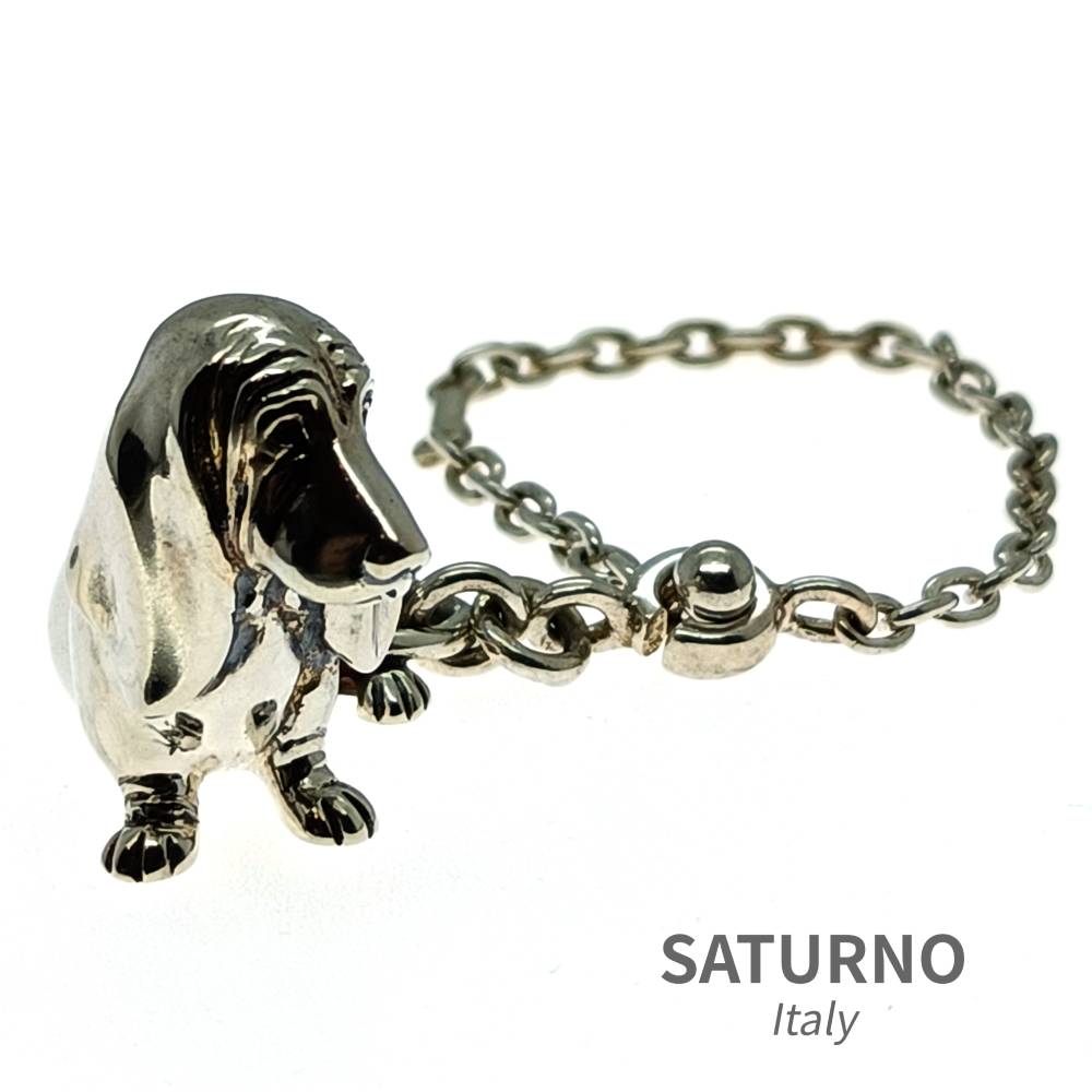 Rakuten - ミニチュアダックスのキーホルダー SATURNO イタリア製