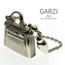 ハンドバッグ 銀のキーホルダー GARZI イタリア製(4)