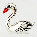 スワン(白鳥) ラペルピン SATURNO イタリア製