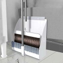 ほうき ちりとり 立て式 掃除セット マグネット 防風 自立式 180°調節 腰曲げずに 掃除 箒 収納 清掃 室内 玄関 ガーデニング 持ち運びに便利 掃きこぼれにくい 手汚れず 庭 屋外 ベランダ 美容室 コンビニ 家庭 業務用