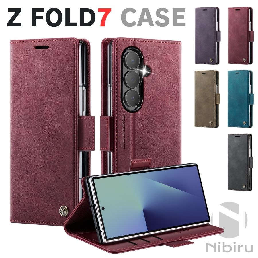 乐天商城 - Galaxy Z Fold7 手帳型ケース スタンド Galaxy Z Fold7 ケース レザー Galaxy Z Fold 7 ケース メンズ レディース PU 革製 おしゃれ スマホアクセサリー サムソン ギャラクシーZ スマホケース プレゼント