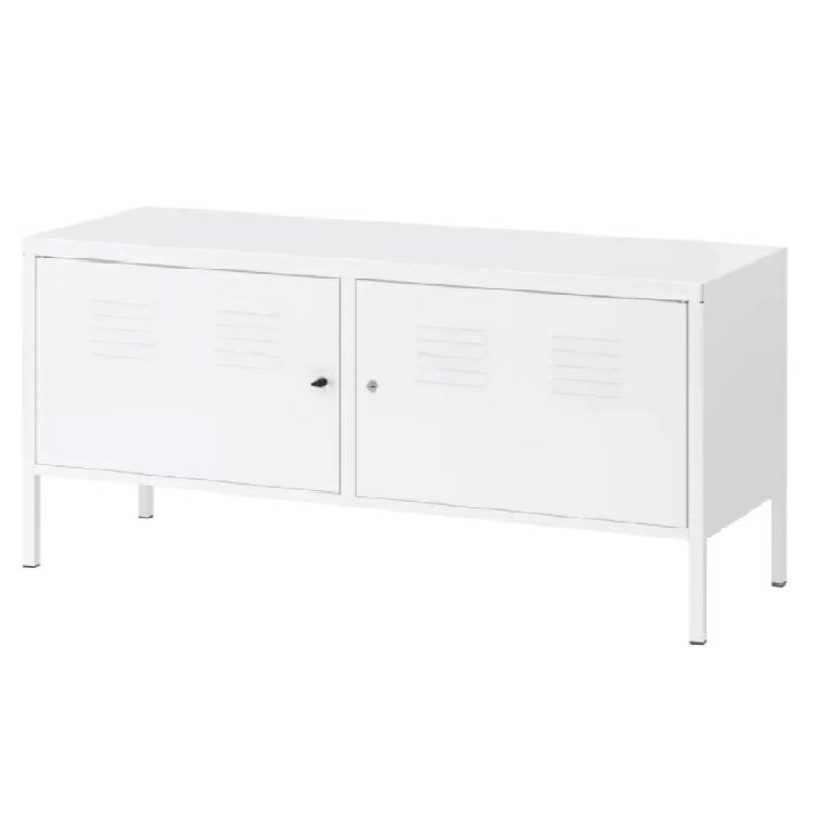 6/4-11 スーパーSALE P最大47倍 限定3%オフクーポン! 父の日 IKEA イケア PS キャビネット ホワイト 119x63cm 902.514.52