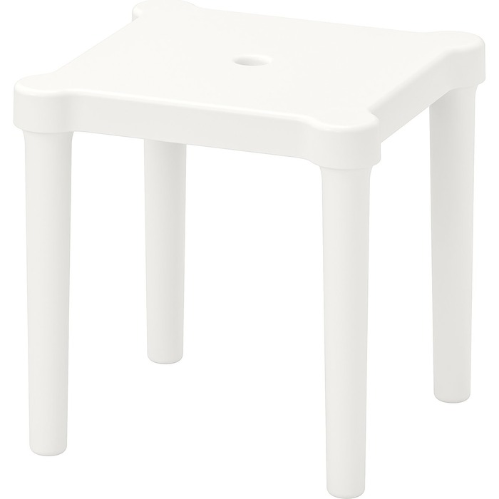 IKEA イケア UTTER ウッテル 子ども用スツール 28x28x27 cm 子ども用家具 ホワイト 30357786