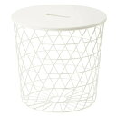 母の日 IKEA イケア KVISTBRO クヴィストブロー リビングテーブル 収納付き, ホワイト44 cm 103.494.53