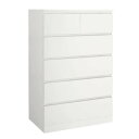 新生活 IKEA イケア MALM マルム チェスト 引き出し 6段 ホワイト 80x123 cm 5/9-16限定! P最大47倍! 3%オフクーポン!