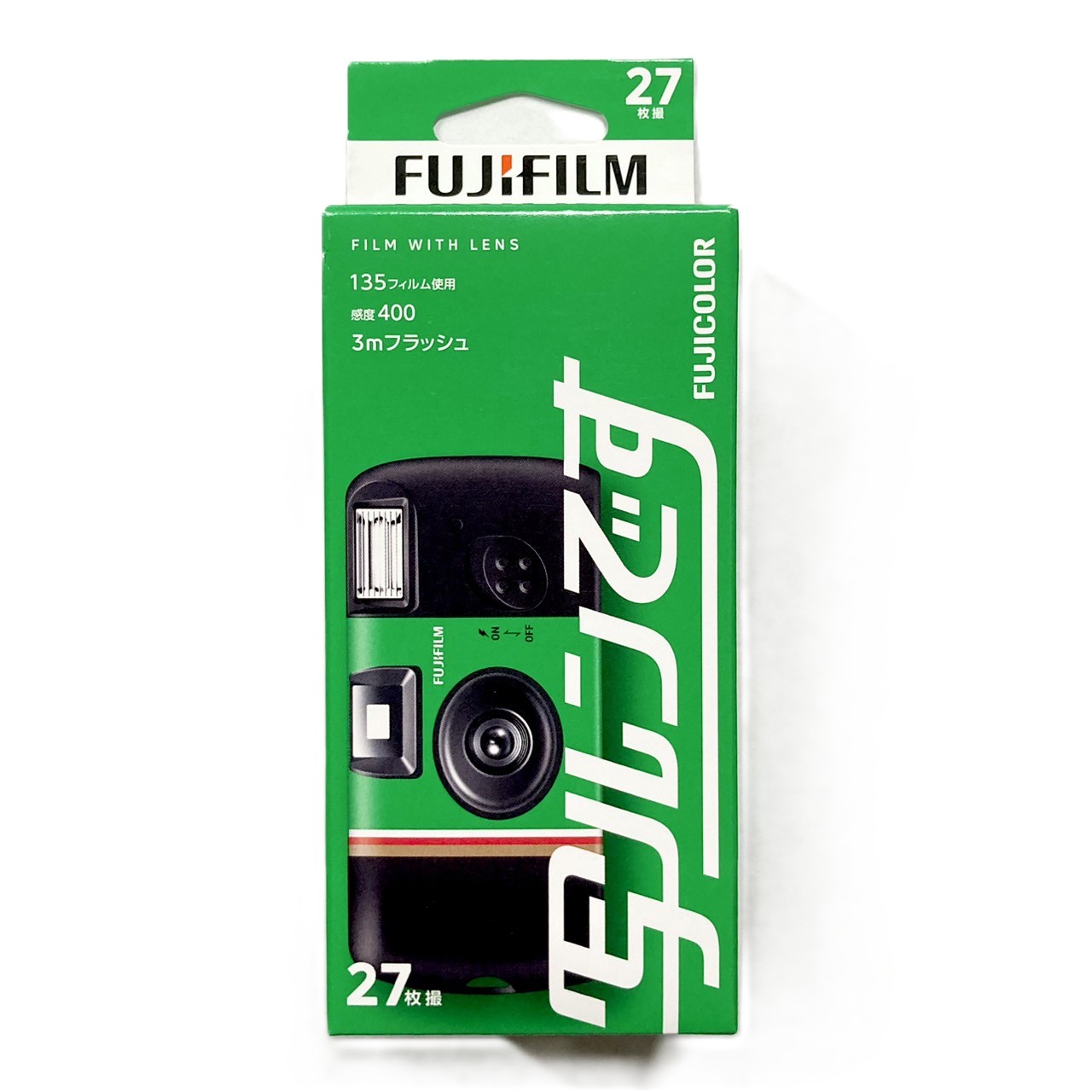 FUJIFILM 富士フイルム 写ルンです フジカラーレンズ付フィルム スタンダードタイプ 27枚撮り LF JDV1 ..