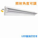 直管LED蛍光灯用照明器具 照射角度可調 40W形2灯用 LED蛍光灯付き 一体型LEDベースライト型LED蛍光灯照明器具