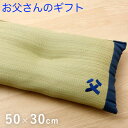 おとこの枕 くぼみ平枕 い草 枕 い草枕 50×30cm ピロー 低反発枕 平枕 国産 日本製 低反発 父の日 お手入れ簡単 夏 抗菌防臭 調湿 消臭 空気清浄 汚れにくい 実用的 父の日ギフト プレゼント 畳枕 ギフト 低反発チップ プレゼント 快眠 お昼寝 自然素材 い草まくら(3)