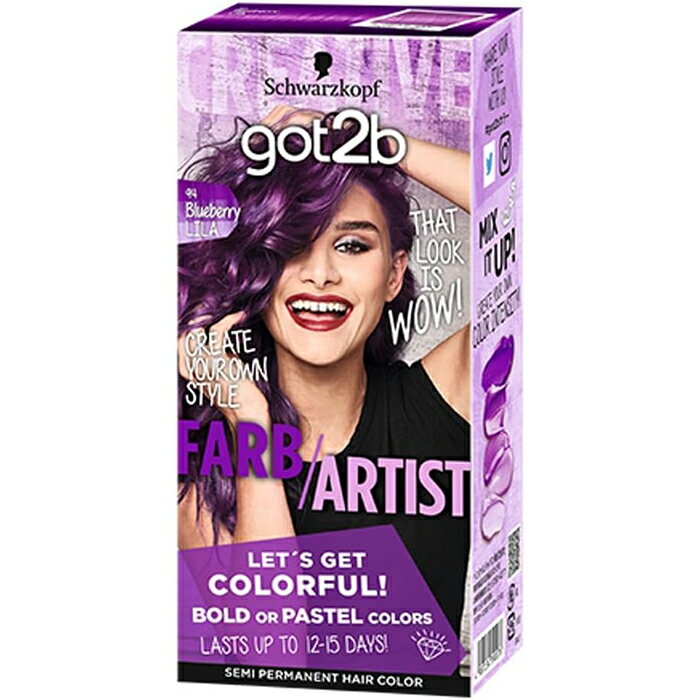 got2b(ゴットゥービー) カラークリーム ブルーベリーリラ ヘアカラー ヘンケルジャパン シュワルツコフ