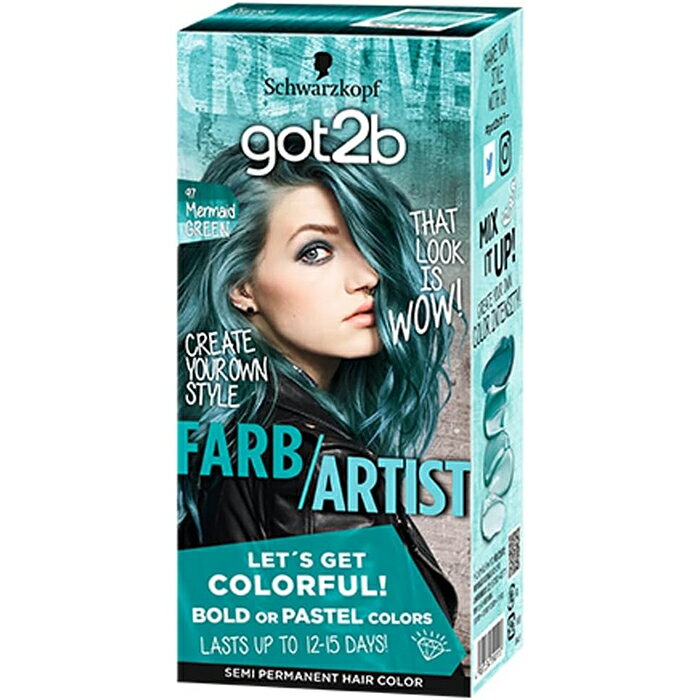 got2b(ゴットゥービー) カラークリーム マーメイドグリーン ヘアカラー ヘンケルジャパン シュワルツコフ
