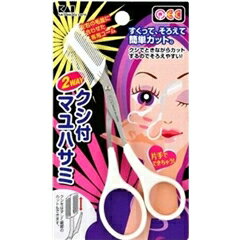 Q・E・C 貝印 クシ付マユハサミ