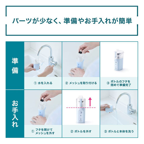 ナイスドラッグのハンディ吸入器 NE-S20 管理医療機器 オムロンヘルスケア｜アングル2