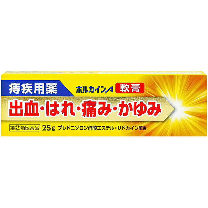 【第(2)類医薬品】 ボルカインA軟膏 25g 中外医薬生産