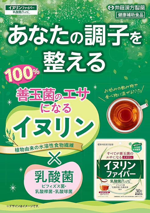 イヌリンファイバー乳酸菌PLUS 30日分 井藤漢方製薬