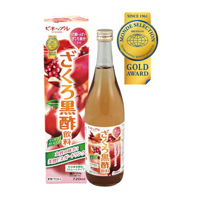 お一人様合計24本でお願いします 井藤漢方製薬 ビネップルざくろ黒酢飲料720ml 清涼飲料水
