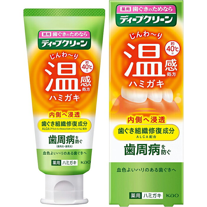 ディープクリーン 薬用温感ハミガキ 85g 医薬部外品 花王