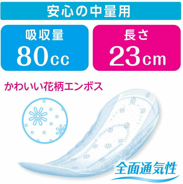 メーカー箱での発送 徳用 ライト 80cc 39枚入×12個 ポイズ 肌ケアパッド お徳パック 長さ23cm 幅8.5cm 大人用 尿とりパッド クレシア 医療費控除対象商品 3