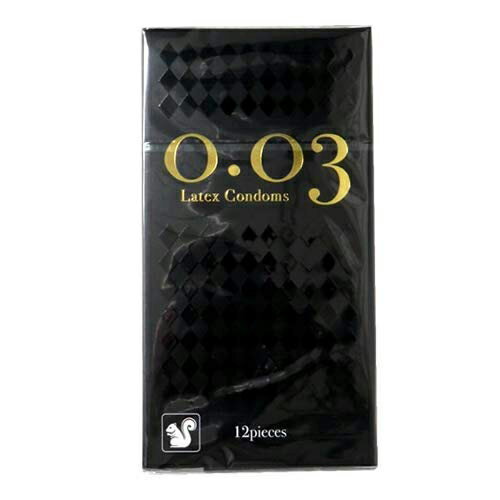 ＜2024年8月期限＞ Latex Condoms 0.03 12コ入 ラテックス製コンドーム JIS適合品 日本製 日進医療器 1