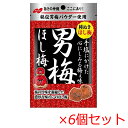 男梅ほし梅 20g×6個セット ノーベル製菓