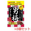 男梅シート 27g×6個セット ノーベル製菓