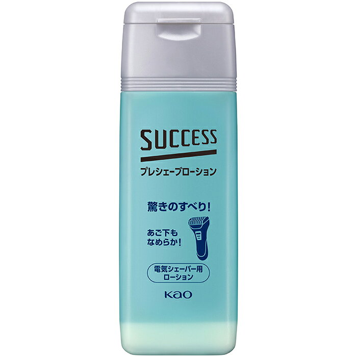 ※お取り寄せとなり、発送までに3～10日程お日にちを頂戴する場合がございます。 ■製品特徴 ◇微粒子スムースパウダー配合。 ◇肌のすべりをよくし、剃り残しを少なくし、肌荒れを防ぎます。 ◇驚きのすべり！あご下もなめらか。 ◇電気シェーバー用。 ◇100mL。 ■使用方法 〇二層タイプ（ステンレス球入り）ですのでよく振ってから、剃る部分にゆきわたる程度を手にとり、肌につけ、乾いてから剃ってください。 〇使用後は必ずフタをしめてください。 ■成分 エタノール、水、ナイロン-12、ジカプリン酸ネオペンチルグリコール、ジメチコン、イソステアリルグリセリル、イソステアロイルラクチレートNa、PG、グリチルレチン酸、メントール、メトキシケイヒ酸エチルヘキシル、香料、青1、黄4 ■使用上の注意 ・傷、はれもの、湿疹等異常のあるところには使わない。 ・肌に異常が生じていないかよく注意して使う　肌に合わない時や、使用中、赤み、はれ、かゆみ、刺激、色抜け（白斑等）や黒ずみ等の異常が出た時、また日光があたって同じような異常が出た時は使用を中止し、皮フ科医へ相談する　使い続けると症状が悪化することがある。 ・目に入らないよう注意し、入った時は、すぐに充分洗い流す。 ・子供の手の届く所に置かない。 ・誤飲に注意する。 ・保存は40度以下。 ■お問い合わせ先 花王株式会社 〒103-0025 東京都中央区日本橋茅場町一丁目14番10号 電話番号：0120-165-692(ヘアケア・スキンケア用品) 受付時間：9：00～17：00（土・日・祝日を除く） ■広告文責 ナイスドラッグ（06-4257-3385）　