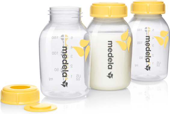 正規品メデラ母乳ボトル150ml（3本セット）[メデラ搾乳機さく乳機哺乳びん授乳用品medela母乳