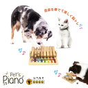 知育おもちゃ（ペット用） Pet's Piano ペットグッズ 犬用品 猫用品 おもちゃ 噛む 木製 しつけ 知育玩具 餌入れ 【petselect】