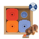 Dog 039 SUDOKU スライドパズル カラフル ベーシック ペット ペットグッズ 犬用品 犬 おもちゃ 噛む 木製 しつけ 知育玩具 餌入れ 【petselect】