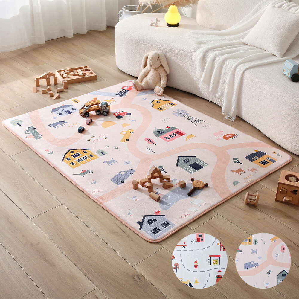 【厚さ1.5cm】Cloud プレイマット リトルプリンセス 160×120cm キッズマット お昼寝 プレイマット