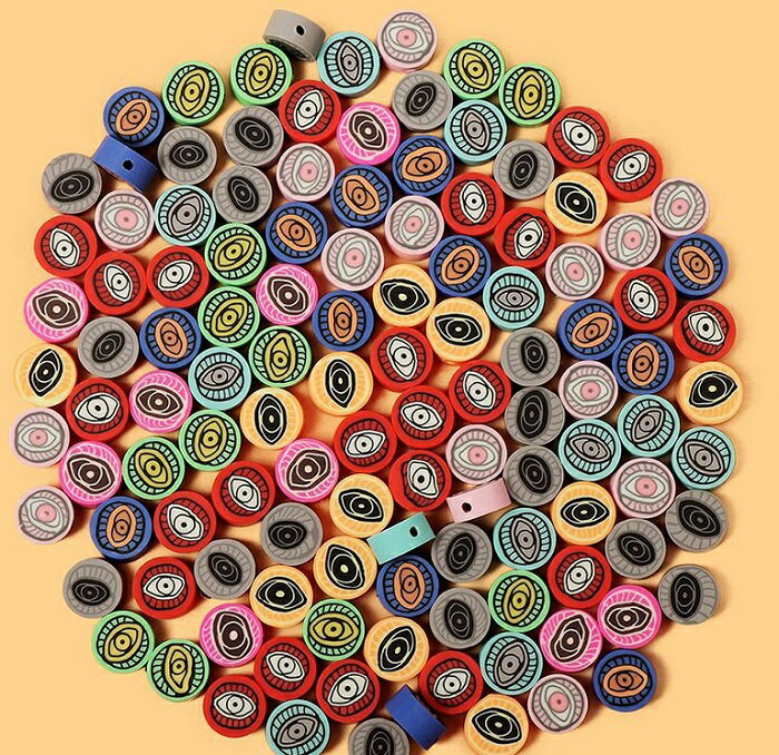 目 16個 8ペア 眼チャーム パーツ 樹脂 ネックレス ブレスレット アクセサリーパーツ ハンドメイド 手..