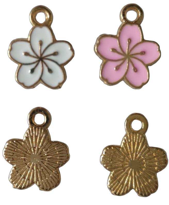 ★商品番号：byk375 ★素材：合金 ★サイズ：12mmX10mm カン含む ★色：ホワイト、ピンク ★内容：1個入り ★ご覧いただき、誠にありがとうございます。 ※当店のパーツ製品は全て海外仕入製品となります。 【海外製品ご購入時の重要な注意事項】 ※海外製品の為、細かな傷やバリ、色むら、歪みなどがある場合がございます。 ※ロットにより、色差、色味が多少変わる場合がございます。 ※モニター環境や撮影条件により実際の色と違って見えることがあります。 ※発送時、検品しておりますが、 日本製のような品質をお求めの方は、ご購入の際、十分ご注意くださいますようよろしくお願いいたします。 ※上記の注意事項に十分ご理解のいただける方のみ、ご購入をよろしくお願いいたします。 ※クリックポストにて発送を行っており、通常は2日～5日届きますが、天気等の状況により、1週間ほどお届けにかかることもございますので、ご了承ください。 ★その他 ・卸売 ・仕入れ代行 ・イーウー（義烏）福田市場アテンド ・広州アテンド ♪お気軽にお問合せくださいませ♪