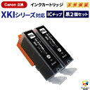 3年保証 キヤノン 互換 XKI-N11XL+N10XL 大容量 カートリッジ 顔料ブラック2個セット【対応型番】 XKI-N10PGBK / XKI-N10X...