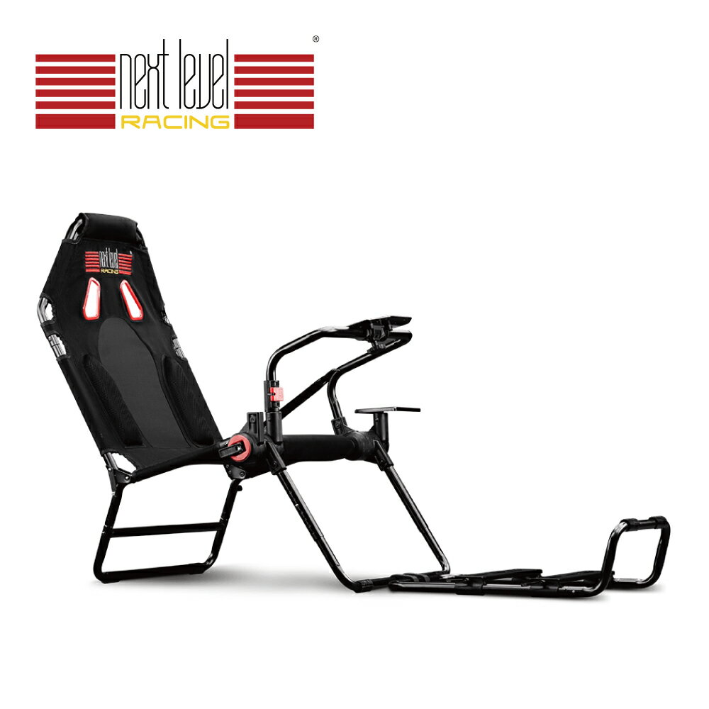 Next Level Racing GT Lite 折り畳み式 ゲーミング チェア ホイールスタンド 椅子セット レーシングシミュレーター シフター&ハンドブレーキ対応 シートメッシュ採用 1年保証 輸入品
