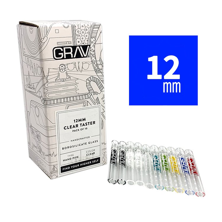 【正規代理店取扱商品】GRAV Clear Taster ガラスワンヒッターパイプ 12mm