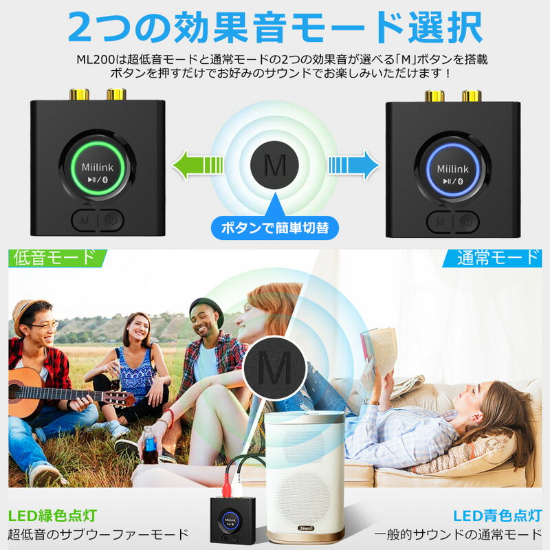 1Mii Bluetooth オーディオ受信機...の紹介画像3