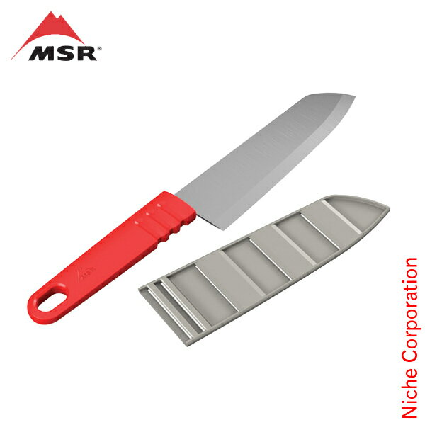 MSR エムエスアール アルパイン ALPINE シェフズナイフ レッド 39924 包丁 ステンレス鋼 シース付き アウトドアナイフ
