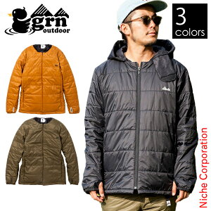 grn outdoor THERMO-NE-NIGHT JACKET GO9209Q 防風ジャケット パーカー アウトドアジャケット nocu パッカブル アウター ジャケット 売り尽くし 在庫処分