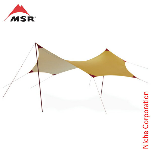 MSR エムエスアール ランデブーサンシールド 200ウィング イエロー 37015 ヘプタタープ 大人数 大型 タープ 日よけ アウトドア キャンプ