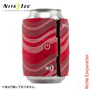 ナイトアイズ スラップリットLEDドリンクラップ レッド SLDW-10-R3 缶 瓶 保冷 カバー ドリンクマーカー LEDライト 保温 nocu 注目商品