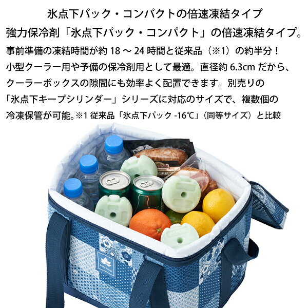 ロゴス 倍速凍結・氷点下パック コンパクト 2pcs 81660639 保冷剤 2個セット キャ...